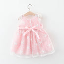 Girls Dress Summer Baby Birthday Party Clothes Kids Dress Sweet Princess Flower Children Girl