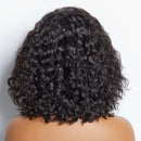 13*4 Lace Frontal Wigs Curly Pixie Cut Wigs 12A Human Hair Natural Short Hair Style 180% Density