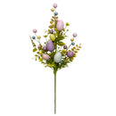 Easter Decoration Artificial Egg Tulip Flower Branch Daisy Flower DIY Bouquets for Easter Party Home Table Decors