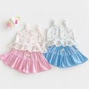 Girls' Floral Doll Shirt Summer Baby Fresh Camisole Children's