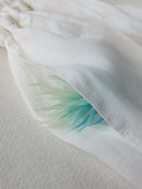 Women Dresses  Short Sleeve Pleats Maxi Party Dresses Drawstring Ladies Dress