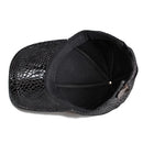 Genuine leather Hat For Men Autumn Winter Male Pattern Trend Baseball Caps Patent Leather