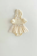 Baby Romper Dress Summer Newborn Bag Fart Clothes Princess Skirt Sweet Climbing Clothes with Hat