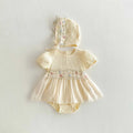 Baby Romper Dress Summer Newborn Bag Fart Clothes Princess Skirt Sweet Climbing Clothes with Hat