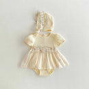 Baby Romper Dress Summer Newborn Bag Fart Clothes Princess Skirt Sweet Climbing Clothes with Hat