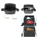 Genuine Leather Men Messenger Crossbody Sling Bag for Male Shoulder Bag