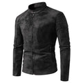 Autumn Winter Breathable Solid Windproof Men Coat Retro Leather Jacket Outdoors