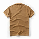 Brown polo shirt on a white background, Obroi
