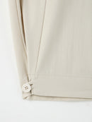 Women Patchwork Drawstring Straight Pants Waist Full Length Female Casual Chic Trousers