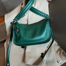 Leather Underarm Pouch Small Soft Daily Use Purse Designer Female Crossbody Shoulder Bag