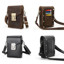 Leather Small Crossbody Bag Casual Men Shoulder Bags Luxury Purse Male Leather