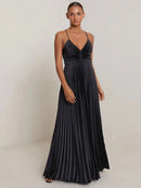 Women Dress Summer Evening Party Female Long Dresses Sleeveless Backless