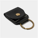 Designer Mini Handmade Personalized Leather Key Chain with Coin Strap