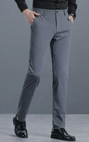 Tailored Male Trousers Stretch Straight Men Summer Pants