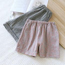 Summer couple shorts woven women thin loose pocket shorts home pants