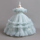 Luxury Dresses for Elegant Party Girls Child Wedding Prom Gown Christmas