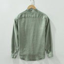 Autumn Winter Men's Linen Shirt Casual Loose