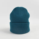 Premium Pure Wool Knitted Hat Women Soft Cozy Warm Beanie Men Autumn Winter Casual