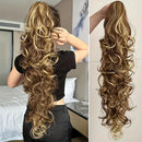 Extensions 30'' Claw Clip Ponytail Long Curly Wavy Pony Tails Hair Extensions Tail Hairpiece for Women