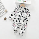 Autumn Baby Girls Clothes Set Children Pajamas Shirt Pants Kids Sleepwear Toddler Clothing