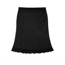 Women's Tulle Skirts Summer Retro Slimming Mini Mermaid Skirt Female Clothing