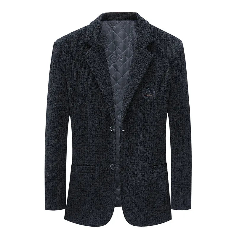 Men's Slim-fit Trend Banquet Handsome Casual Suit Tweed Suit Jacket