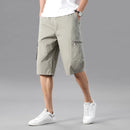Summer Cargo Shorts Men Casual Shorts Breeches Loose Boardshorts
