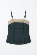 Women's Strapless Lace Top, Elegant Sleeveless Vest