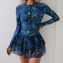 Summer One Piece Swimsuits Surfing Women's Swimming Bathing Suits Beach Bather