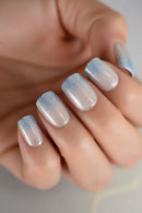 Top Nails Square Shape With Glitter Press On Finger Nails Nails With Designs Short Nails
