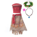 Girls Dress Princess Party Costume One Shoulder Costume Children Carnival Clothing Set