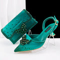 Wedding Shoes and Bag Set Italian Shoes with Matching Bags lady party