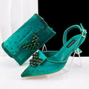 Wedding Shoes and Bag Set Italian Shoes with Matching Bags lady party