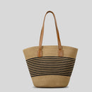 Flower Embroidery Underarm Bag Designer Floral Straw Handbags Casual Handmade Woven Summer Beach Shoulder Bags