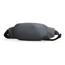 Gray waist bag with a strap on a white background, Obroi
