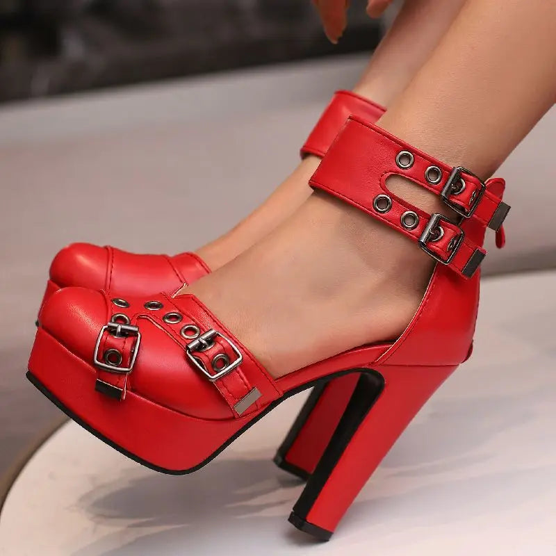 Women Sandals Summer Shoes Strap Pumps Wedding Fetish Dance Party Shoes