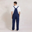 Men Denim Bib Overalls Lightweight Jean Jumpsuit with Adjustable Straps