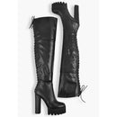 Boots Women Heel Side Zipper Dress Winter Boots Shoes