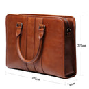 Leather Bag Vintage Men's Briefcase Bag Lightweight Laptop Bag Man Handbag Messenger Bag