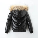Winter Down Jacket For Toddler Real Fur Waterproof Thicken Warm Outerwear Coat 1-7 Years Old Children Outfit