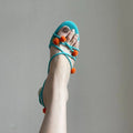 Summer Women's Slippers Niche Strap High Heel Sandals Thin Strap Slipper Flip-Flops Pumps
