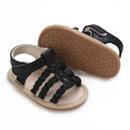 Summer 0-1Y Solid Color Comfortable Baby Girl Sandals Breathable Summer
