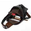Men Chest Bag Men Canvas Sling Bag Zipper Leisure Durable Crossbody Bag