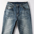 Men's Jeans Pure Denim Pants Casual Classic Flared Trousers