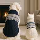 Knit Dog Cat Sweater Winter Warm Weather Pullover Pet Clothes Outfits Sweater for Medium Dogs Cats