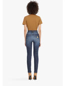 spring summer gradient stitching patchwork women jeans