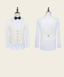 Elegant evening gown Tuxedo Prom man Suit Party Dress Slim fit casual suit wedding three-piece