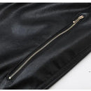 Autumn Leather Harem Pants For Men Black Pants Motorcycle Men