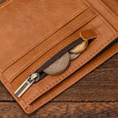 Men's Wallet Genuine Leather inner Zipper Short Purse Card Holder Change Coin Purse Male Clutch Wallets