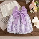 Dress for Baby Girl Flower Chiffon Dress Infant Girl Birthday Party Clothes
